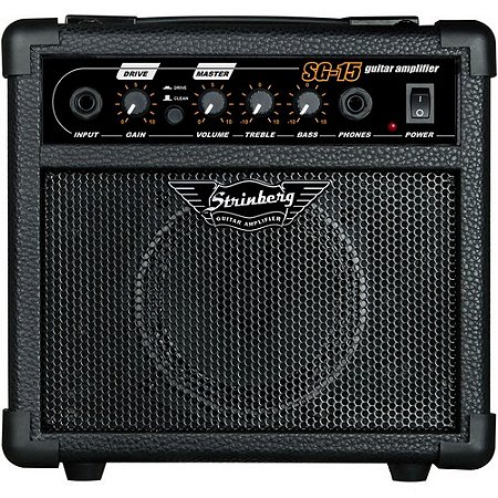 CAIXA PARA GUITARRA  STRINBERG SG15BK 15WTS
