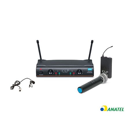 MICROFONE SEM FIO UHF DLP 01 LAPELA 01 MAO