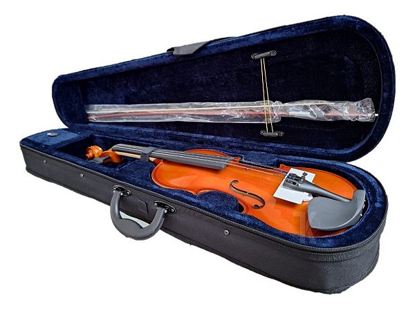 VIOLINO INFANTIL 1/2 NATURAL ZELLMER ZLM12NV COM ESTOJO