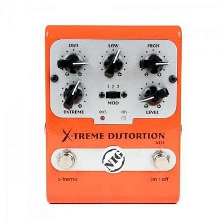PEDAL DE DISTORÇÃO PARA GUITARRA NIG X-TREME XDI  NF