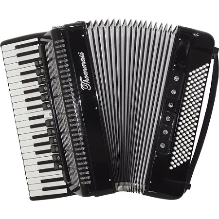 Acordeon 120 Baixos 41 Teclas Ta 12020 Preto Thommasi