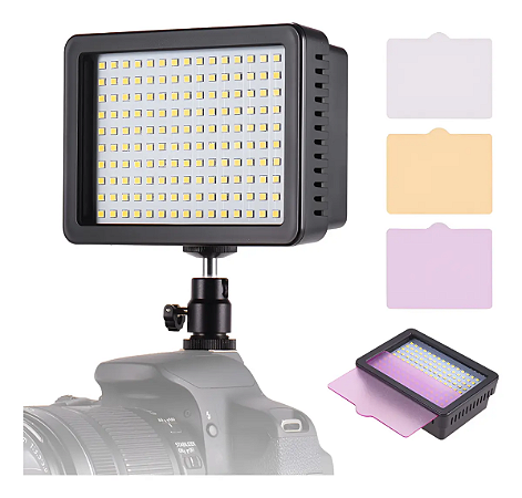ILUMINADOR FOTO VÍDEO WANSEN W-160 VIDEO LIGHT DH-160 LED