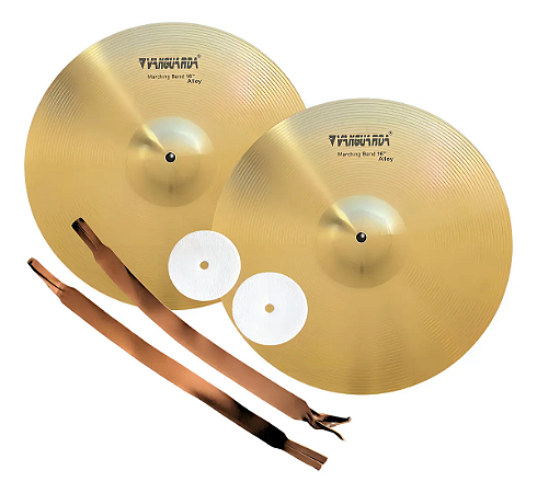 PRATO PARA FANFARRA 16" LATAO/BRASS VANGUARDA