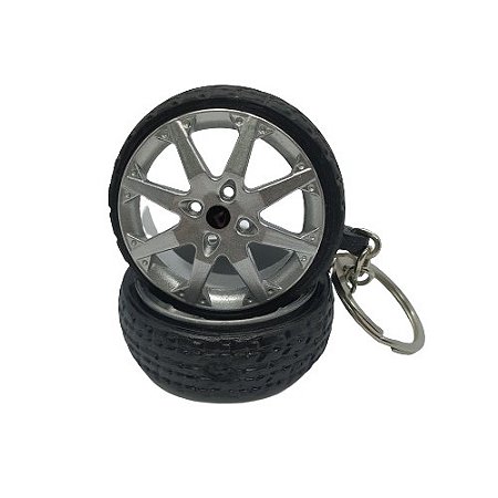 Chaveiro de Roda Miniatura Astra SS com Pneu de Borracha