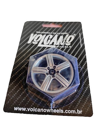 Chaveiro de Roda Miniatura Space Fox com Pneu de Borracha