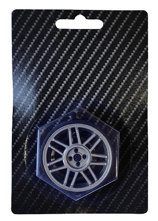 Chaveiro de Roda Miniatura Snowflake Gol GT com Pneu de Borracha