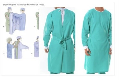 AVENTAL MÉDICO CIRÚRGICO UNISSEX