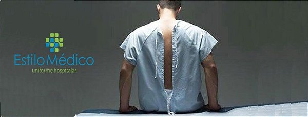 CAMISOLAS PARA EXAMES COM ABERTURA NAS COSTA