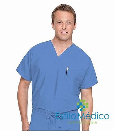 CONJUNTO PIJAMA CIRÚRGICO EM GABARDINE PLUS SIZE