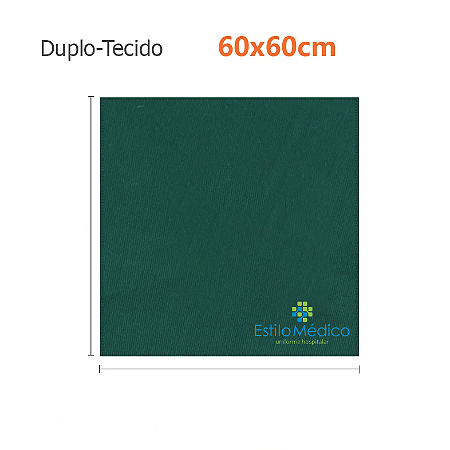 CAMPO CIRÚRGICO DUPLO - EM TECIDO TAM. 60X60CM