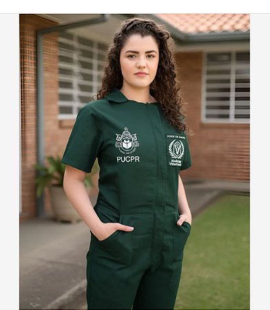 MACACÃO DE CAMPO PERSONALIZADO, Só LOGO VET