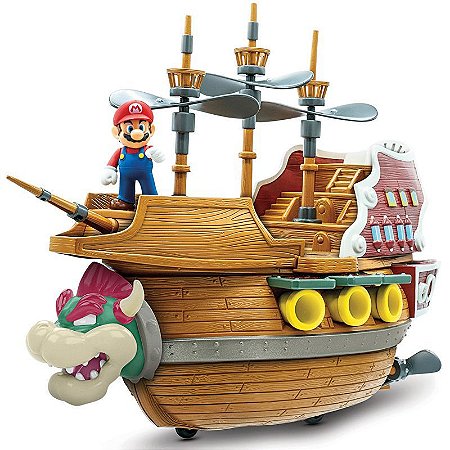 Super Mario - Deluxe Bowser Ship Playset - Candide