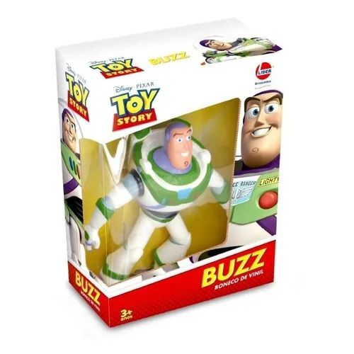 Boneco Buzz Lightyear - Vinil - Toy Story - Lider