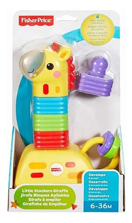 Girafinha de Empilhar Blocos - Fisher Price - Mattel