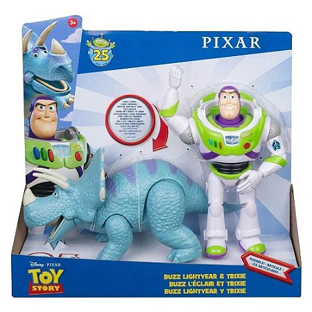 Boneco Buzz Lightyear E Trixie - Toy Story 4 - Mattel