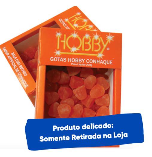 Gotas de Licor Sabor Conhaque 200g - Hobby