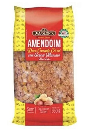 Amendoim crocante doce cri-cri  350g  - Dacolônia