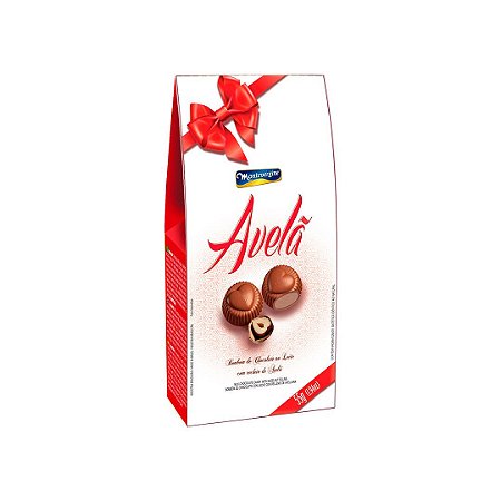 Bombom de chocolate Com Recheio de Avelã 55g - Montevergine