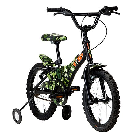 Bicicleta Infantil Groove T16 Verde Camuflado