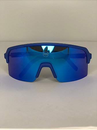 Óculos HB Edge Matte Solid Royal Blue Chrome