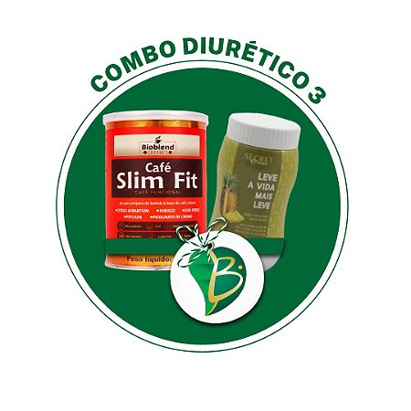 COMBO DIURÉTICO 3 - SECRET DRINK AQUALESS + CAFÉ SLIM FIT