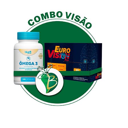 COMBO VISÃO - EUROVISION PRO + ÔMEGA 3