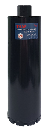 BROCA SERRA COPO DIAMANTADA PARA PERFURATRIZ 108MM X 350MM M22 (PRODUTO IMPORTADO)