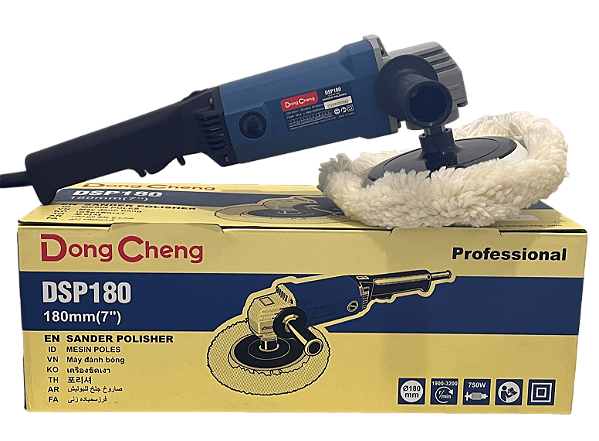 Politriz DSP180 Dongcheng 180mm  com variação de velocidade (PRODUTO IMPORTADO)