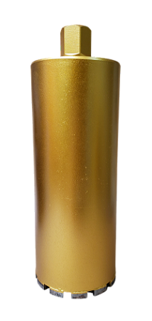 BROCA SERRA COPO DIAMANTADA PARA PERFURATRIZ 132MM X 370MM 1.1/4 DOURADA (PRODUTO IMPORTADO)