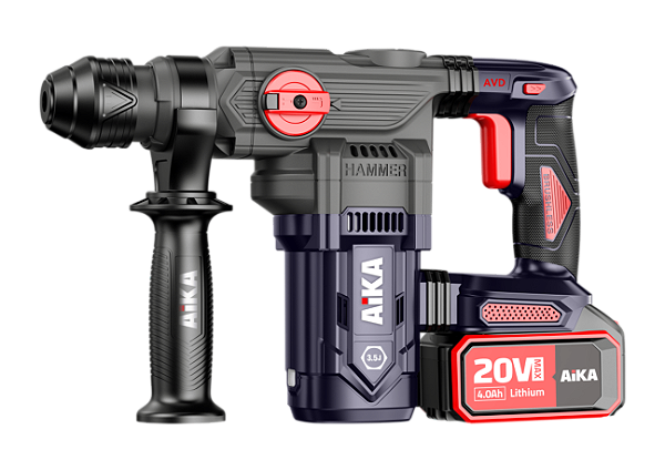 Martelo Rompedor sem fio com 2 Baterias Aika AD-DH-30A (PRODUTO IMPORTADO)