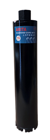 BROCA SERRA COPO DIAMANTADA PARA PERFURATRIZ 76MM X 370MM M22 (PRODUTO IMPORTADO)