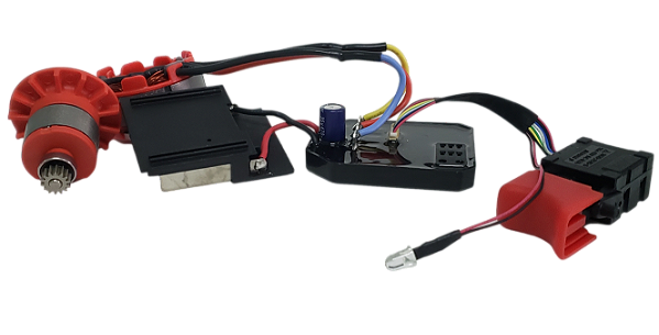 Motor e placa com interruptor para parafusadeira Aika 20v - AD-DR13A (PRODUTO ORIGINAL )