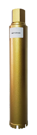 BROCA SERRA COPO DIAMANTADA PARA PERFURATRIZ 63MM X 370MM 1.1/4 DOURADA (PRODUTO IMPORTADO)
