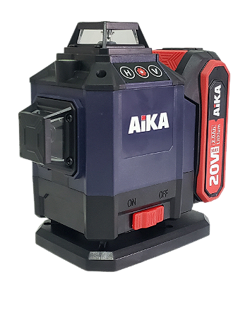 Nível a Laser 16 Linhas Aika 20v Verde com Controle (PRODUTO ORIGINAL)