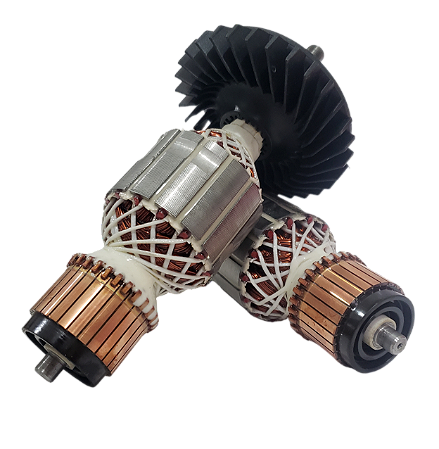 Induzido / Rotor para Esmerilhadeira Gws 22-180 / 22-230 22-u 1351 MODELO MENOR (PRODUTO IMPORTADO)