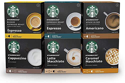 Kit de Cafés e Lattes Starbucks by Nescafé Dolce Gusto - 72 cápsulas