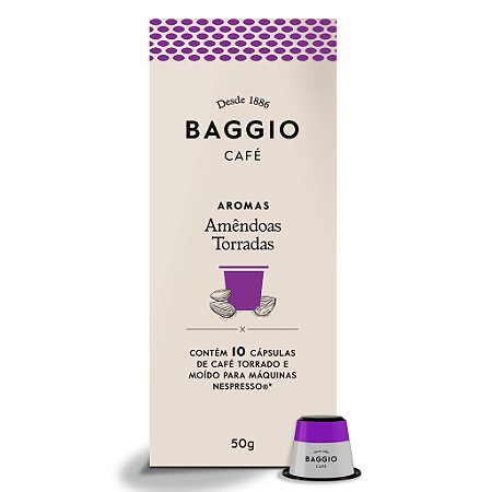 Cápsulas de Café Baggio Amêndoas Torradas 10 Unid