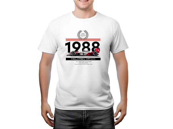 Camiseta Senna Mclaren 1988