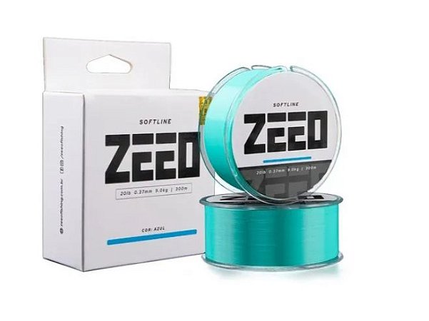 Linha Monofilamento Soft Line Zeeo 0,20mm 300m - Azul
