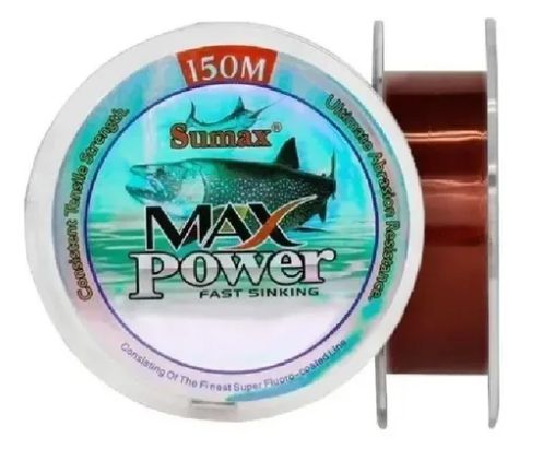 LINHA FLUORCARBONO SUMAX MAX POWER 0,165MM 4,96 LBS 150M