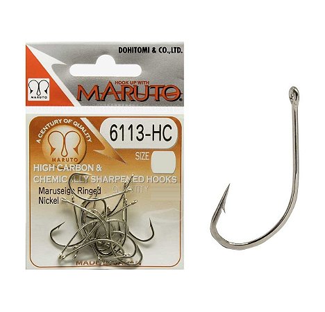 Anzol Pesca Cartela Maruri Maruto 6113-hc N11 Com 23un