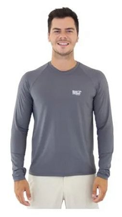 CAMISETA DE PESCA MAR NEGRO SLIM POLIAMIDA CHUMBO G