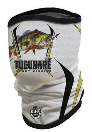 BANDANA MÁSCARA PESCA KING BRASIL KFF302 TUCUNARÉ ESPORTE FISHING PROTEÇÃO UV30