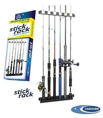 SUPORTE DE VARAS STICK RACK PAREDE P/6 VARAS