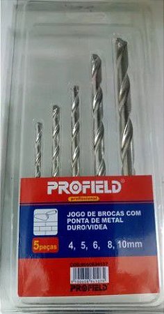 BROCA CONCRETO 5 PEÇAS PROFIELD