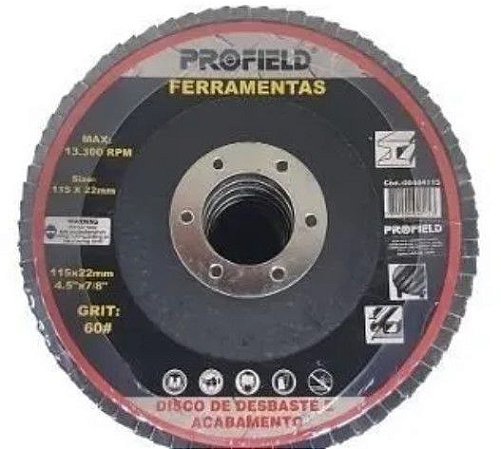 DISCO PROFIELD DESBASTE E ACABAMENTO 115M SP