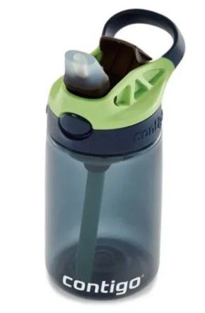 SQUEEZE KIDS AUTOSPOUT TRITAN 414ML VERDE/AZUL MARINHO