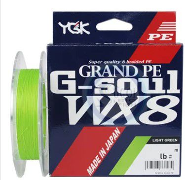 LINHA MULTIFILAMENTO YGK G SOUL GRAND PE WX8  3  0,29MM 45LB 300M