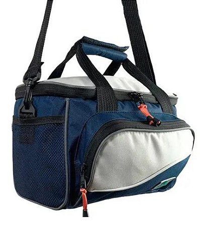 BOLSA PESCA BRASIL PRO TEAM G AZUL E CINZA