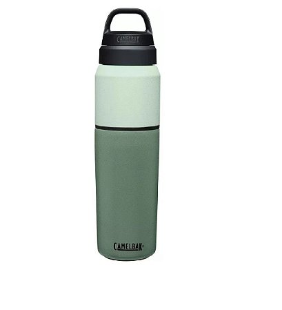 GARRAFA TÉRMICA COPO 2 EM 1 CAMELBAK MULTIBEV 650ML AÇO - VERDE